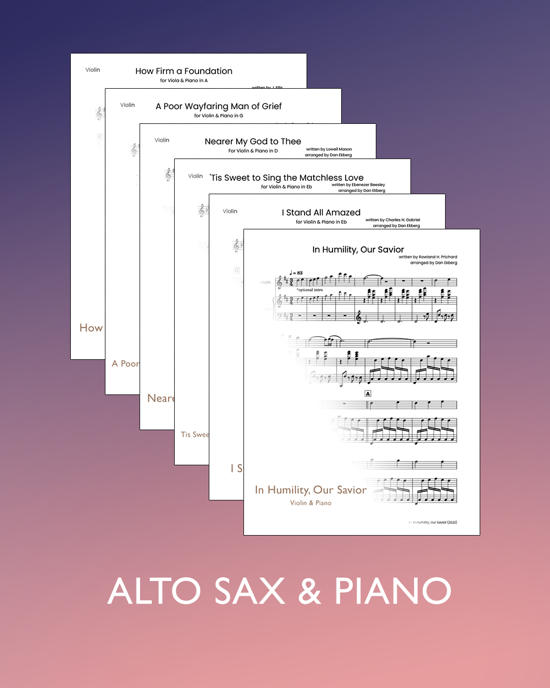  Hymns for Alto Sax & Piano