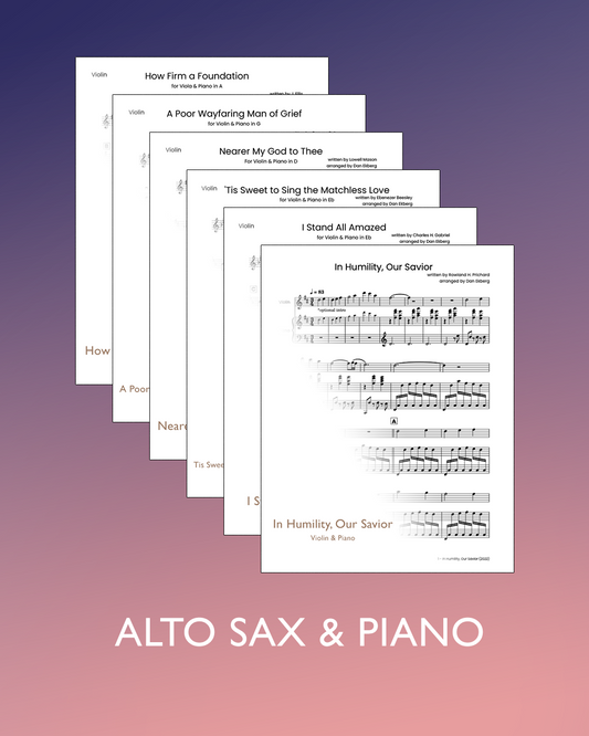  Hymns for Alto Sax & Piano