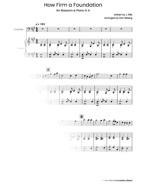  Hymns for Bassoon & Piano