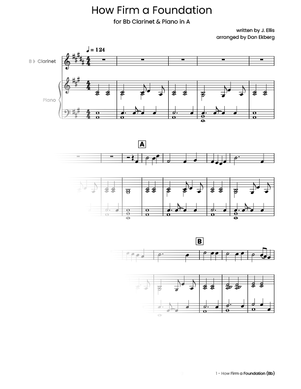  Hymns for Clarinet & Piano
