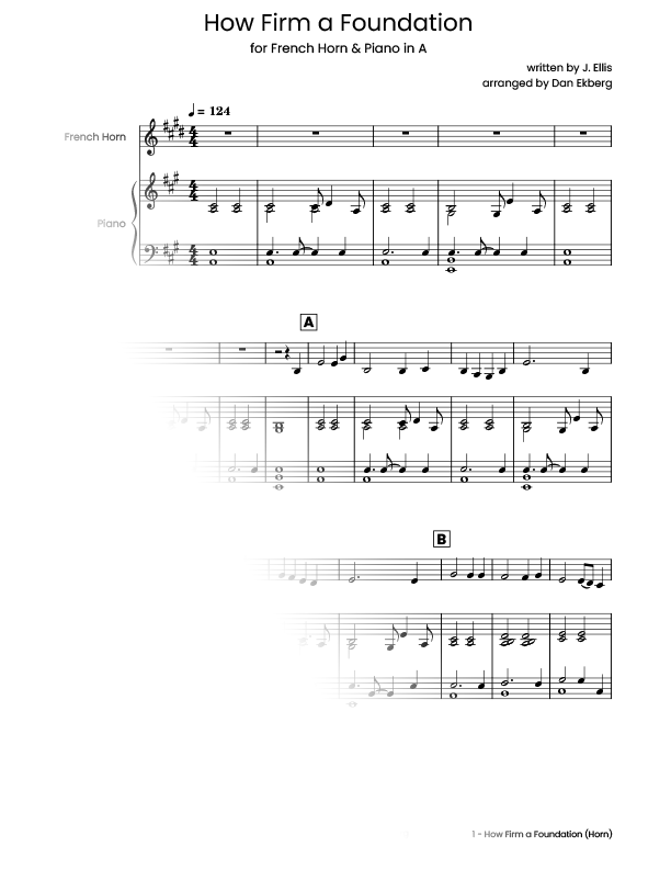  Hymns for French Horn & Piano