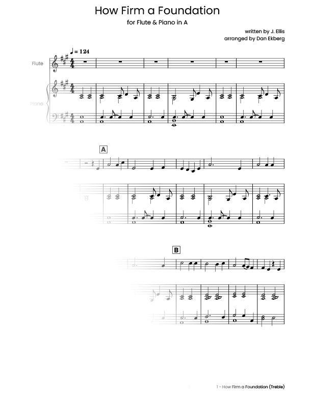  Hymns for Flute & Piano
