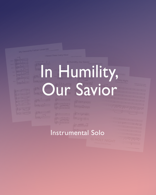 In Humility, Our Savior
