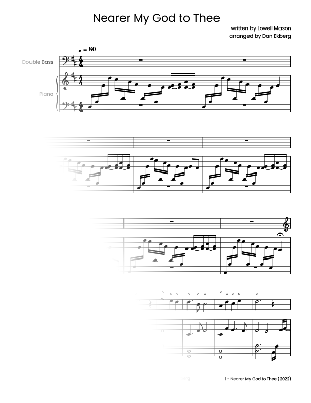  Hymns for Bass & Piano