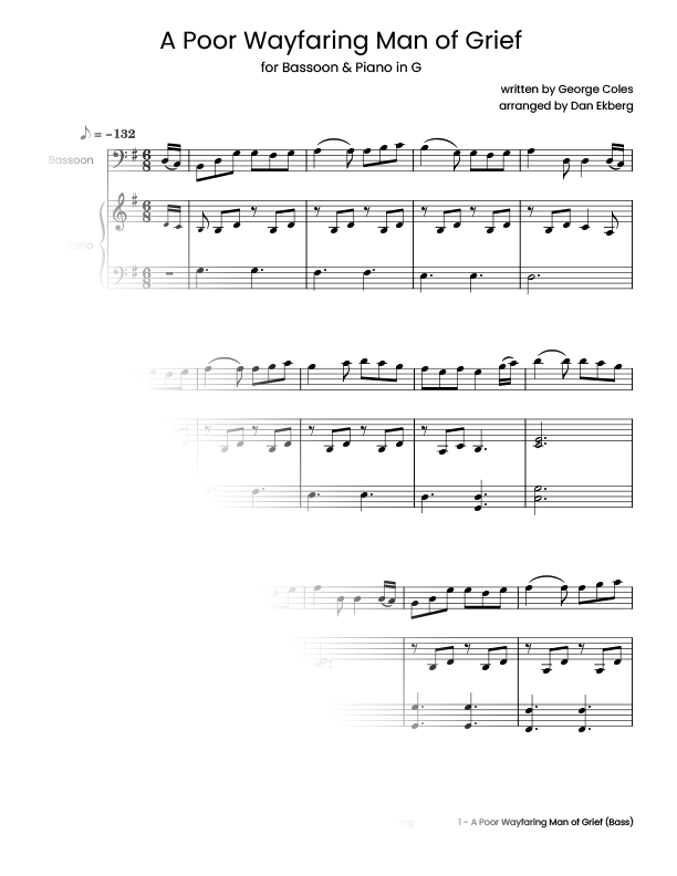  Hymns for Bassoon & Piano