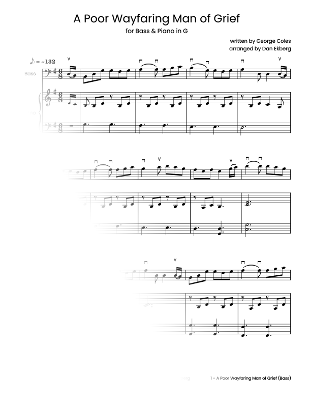  Hymns for Bass & Piano