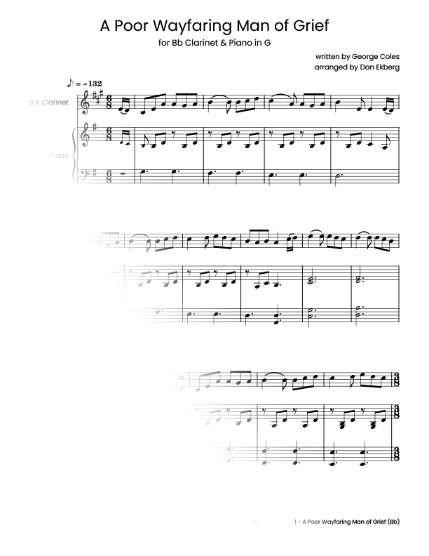  Hymns for Clarinet & Piano