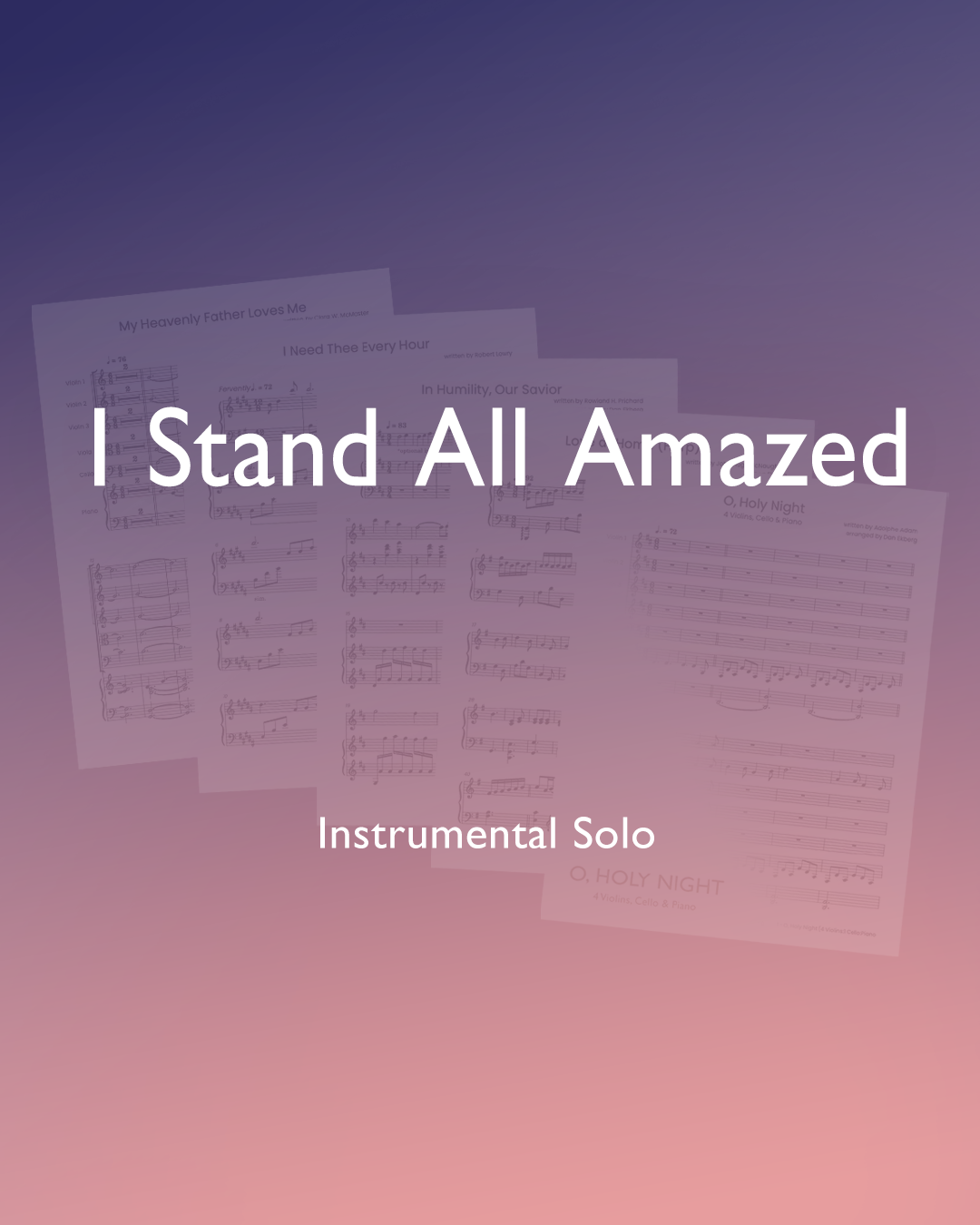 I Stand All Amazed