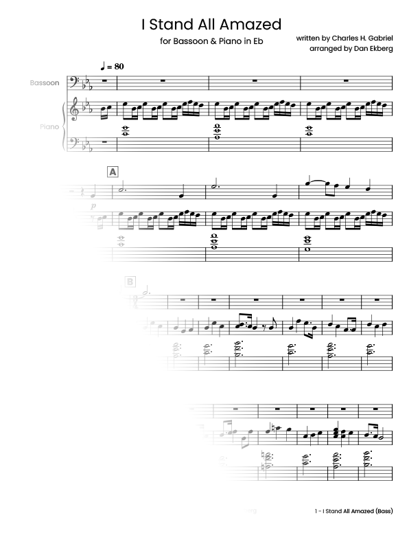  Hymns for Bassoon & Piano