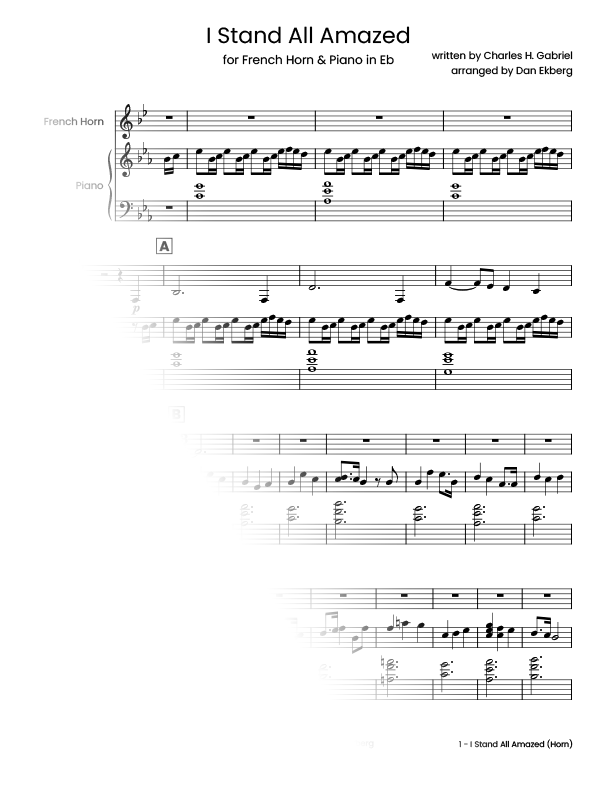  Hymns for French Horn & Piano
