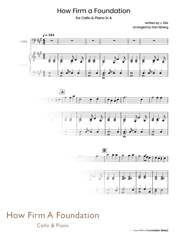  Hymns for Cello & Piano