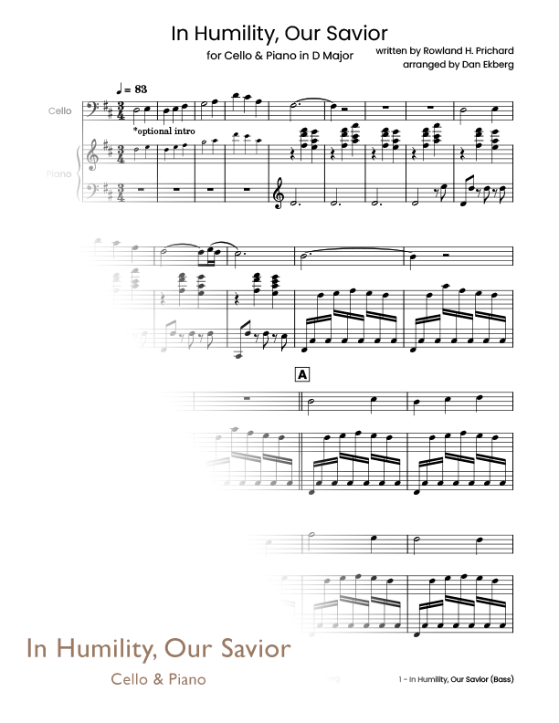  Hymns for Cello & Piano