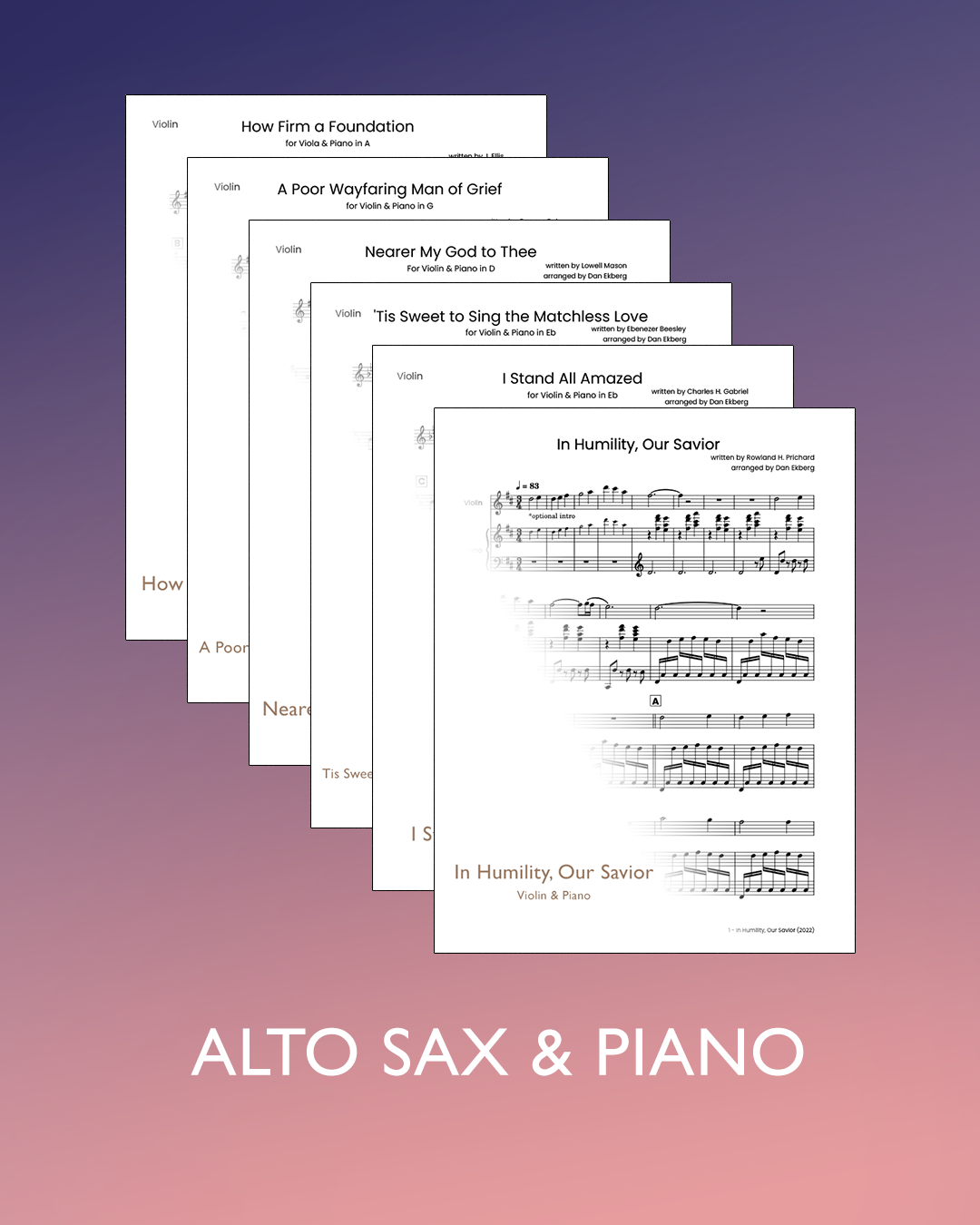 ‎ Hymns for Alto Sax & Piano