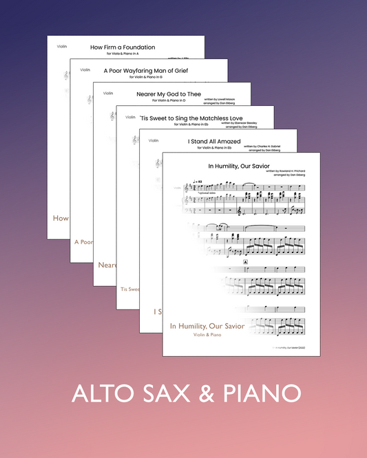 ‎ Hymns for Alto Sax & Piano