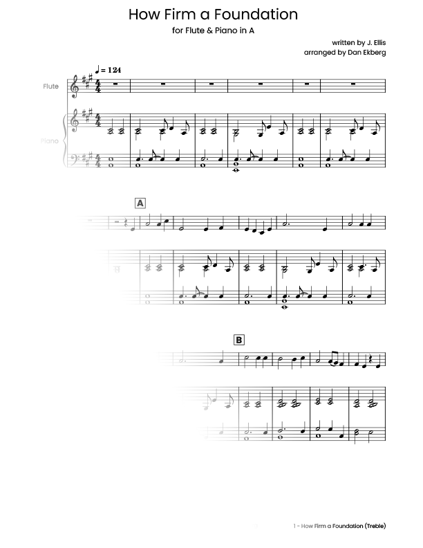 ‎ Hymns for Flute & Piano