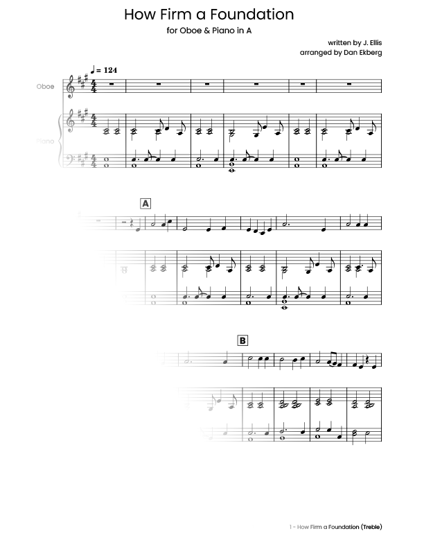 ‎ Hymns for Oboe & Piano