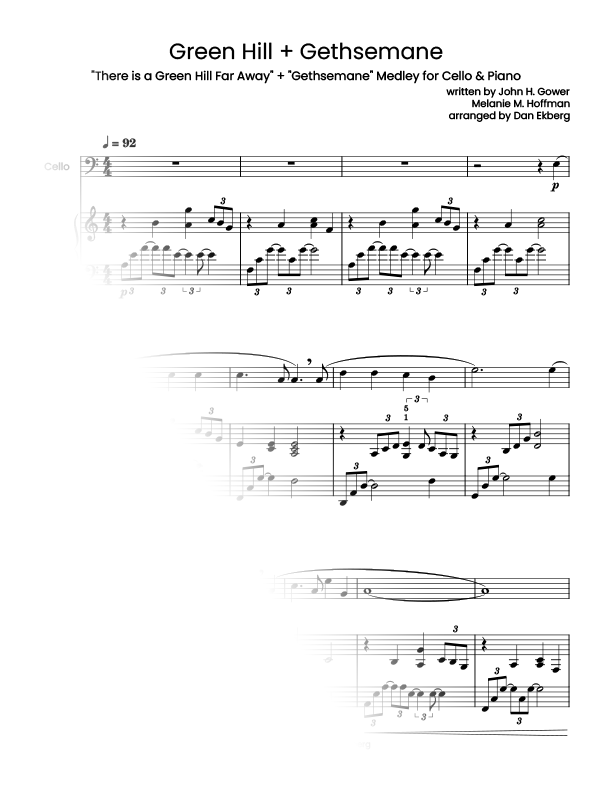 There is a Green Hill Far Away + Gethsemane Medley
