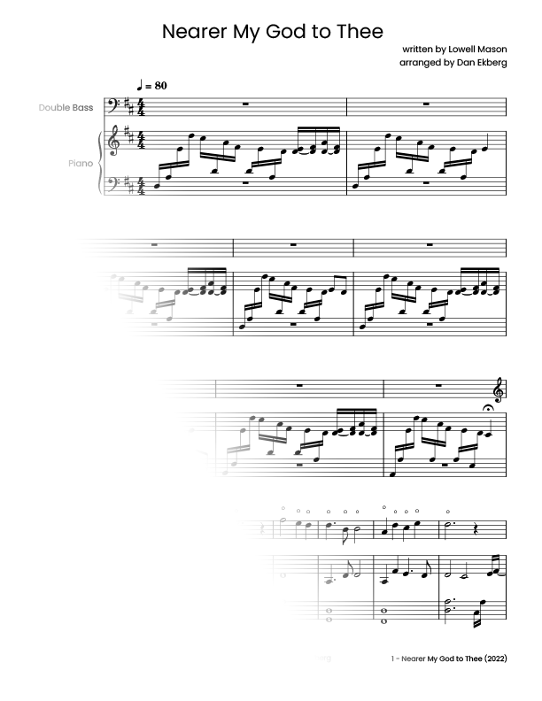 ‎ Hymns for Bass & Piano