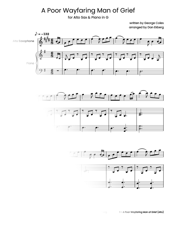 ‎ Hymns for Alto Sax & Piano