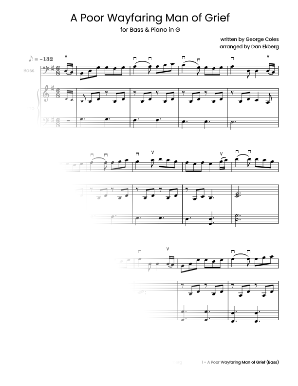 ‎ Hymns for Bass & Piano