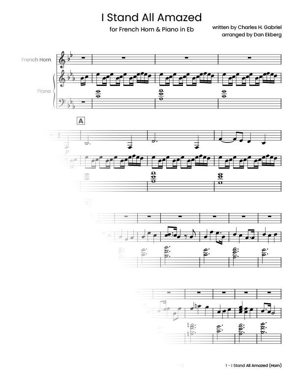 ‎ Hymns for French Horn & Piano