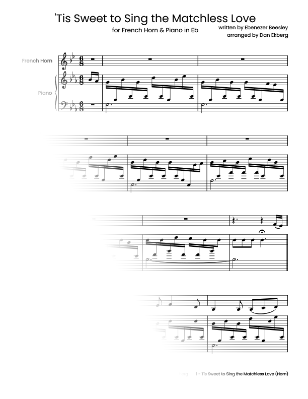 ‎ Hymns for French Horn & Piano