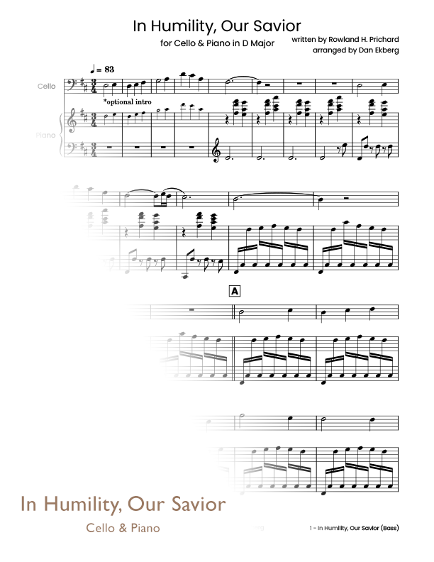 ‎ Hymns for Cello & Piano