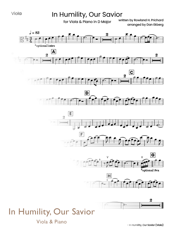 ‎ Hymns for Viola & Piano